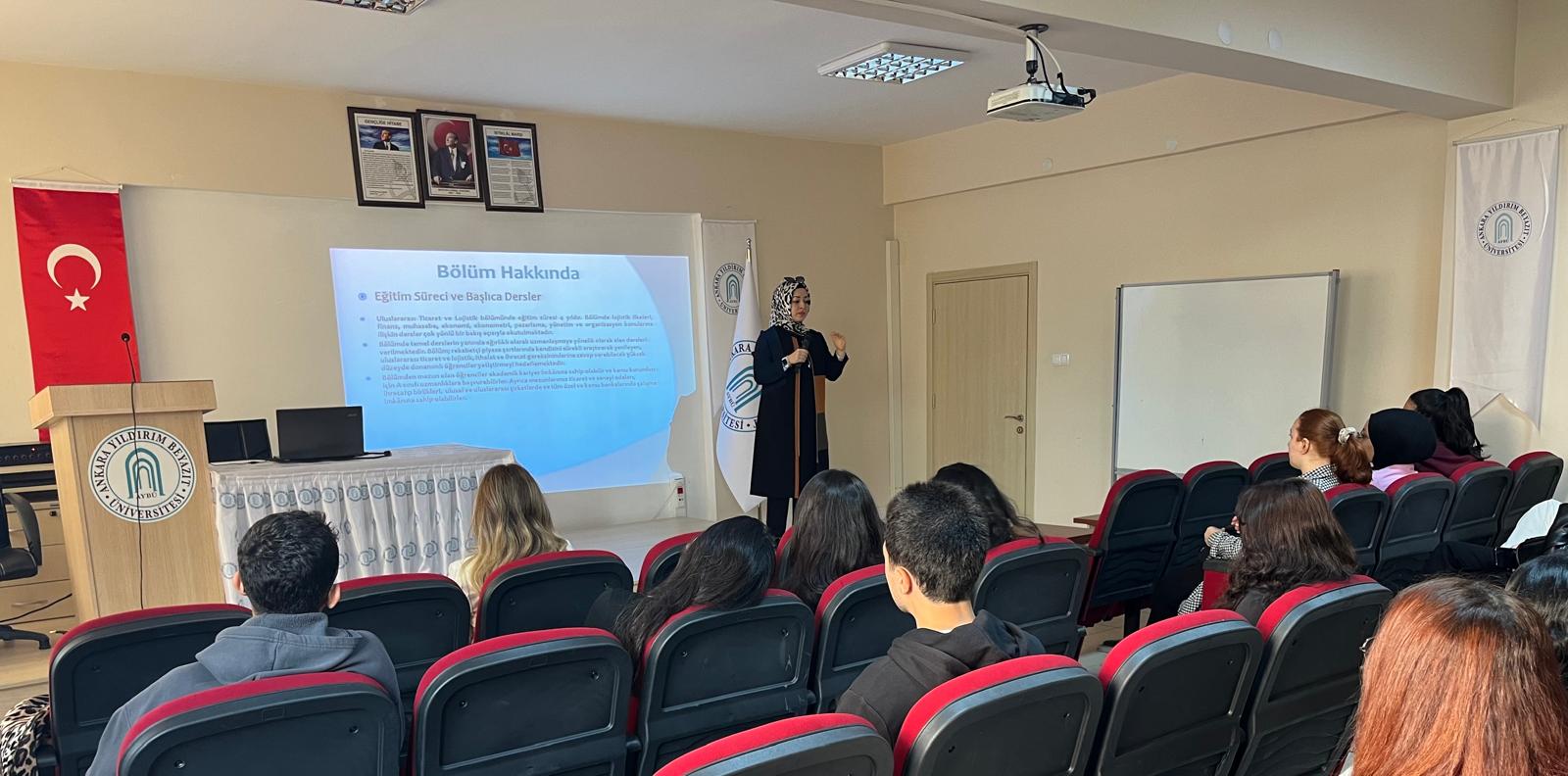 Fakültemiz Uluslararası Ticaret ve Lojistik Bölümü Oryantasyon Programı Gerçekleştirildi.