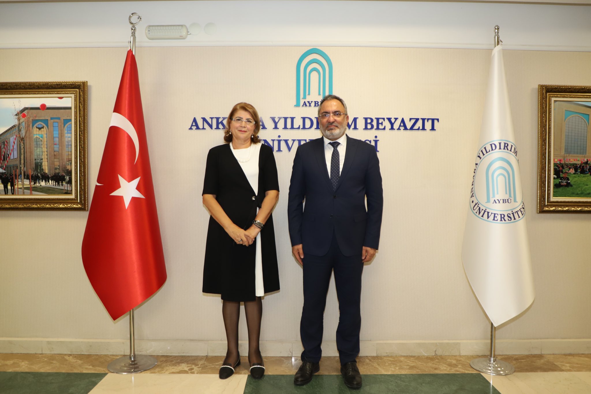 Azerbaycan Ankara Büyükelçiliği'nden Rektörümüze Ziyaret