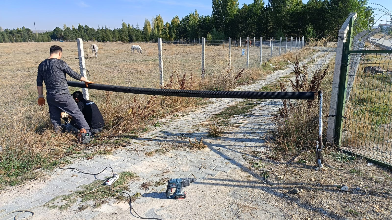 Atlarımız İçin Padok Kapısı Yapıldı