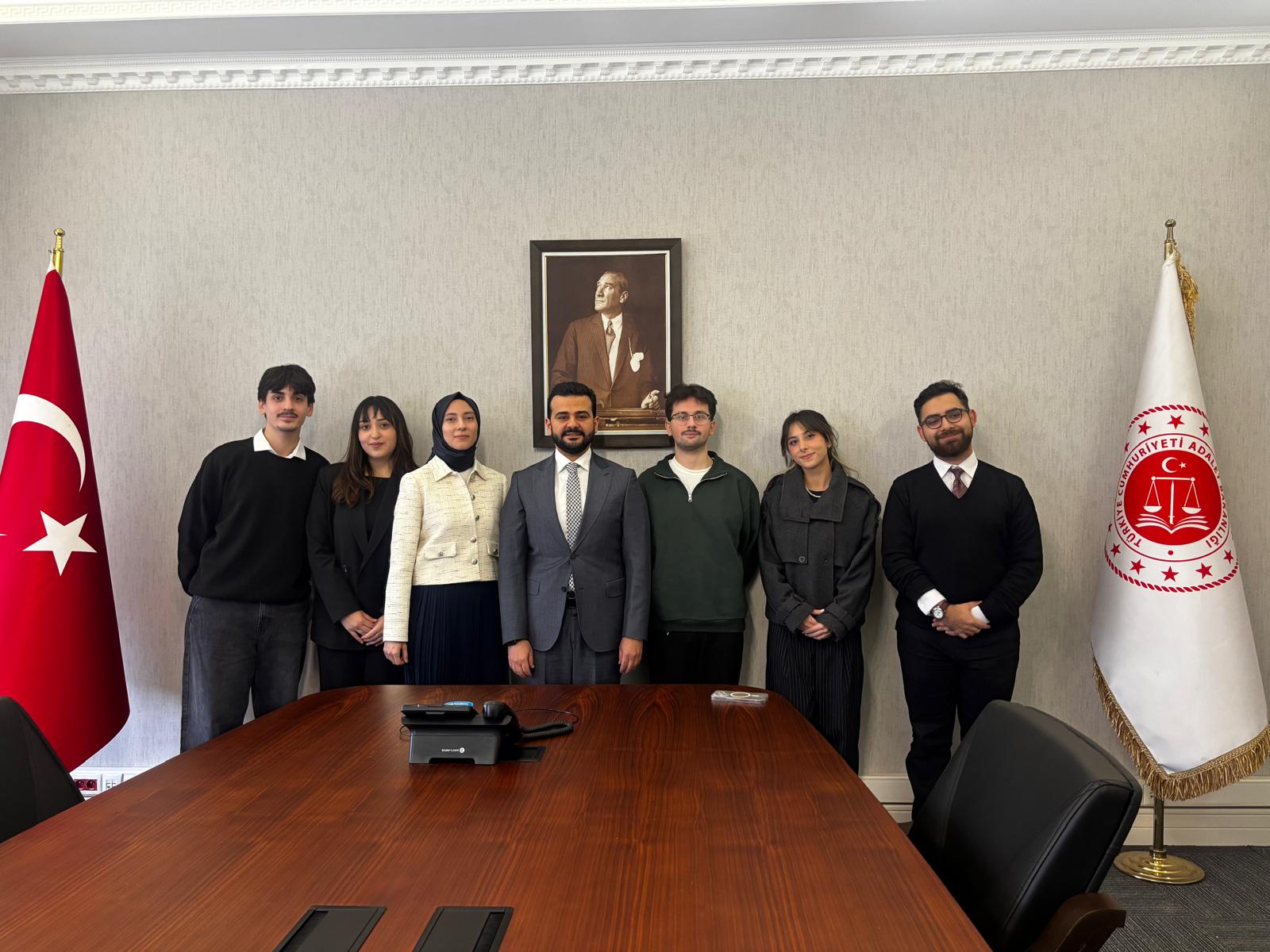 Bölümümüzden Adalet Bakanlığı İnsan Hakları Dairesi Başkanlığı Tercüme Bürosuna Ziyaret