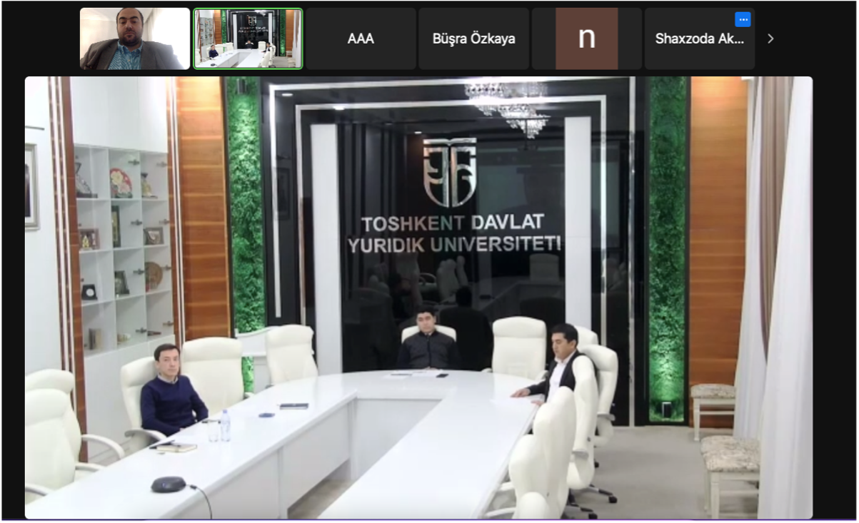 “Roundtable Talk – IX: Contemporary Perspectives on Law” has been held in our Faculty in cooperation with the Tashkent State University of Law.