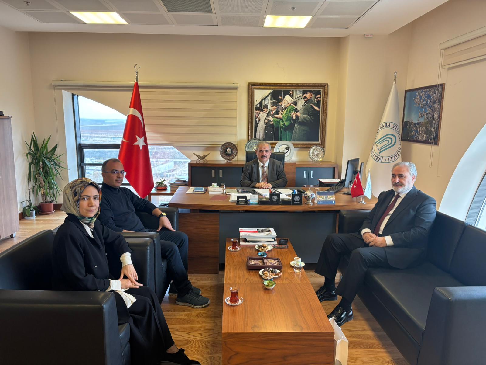 Ankara Müftüsü Dr. Hasan Çınar Dekanlığımızı Ziyarette Bulunmuştur