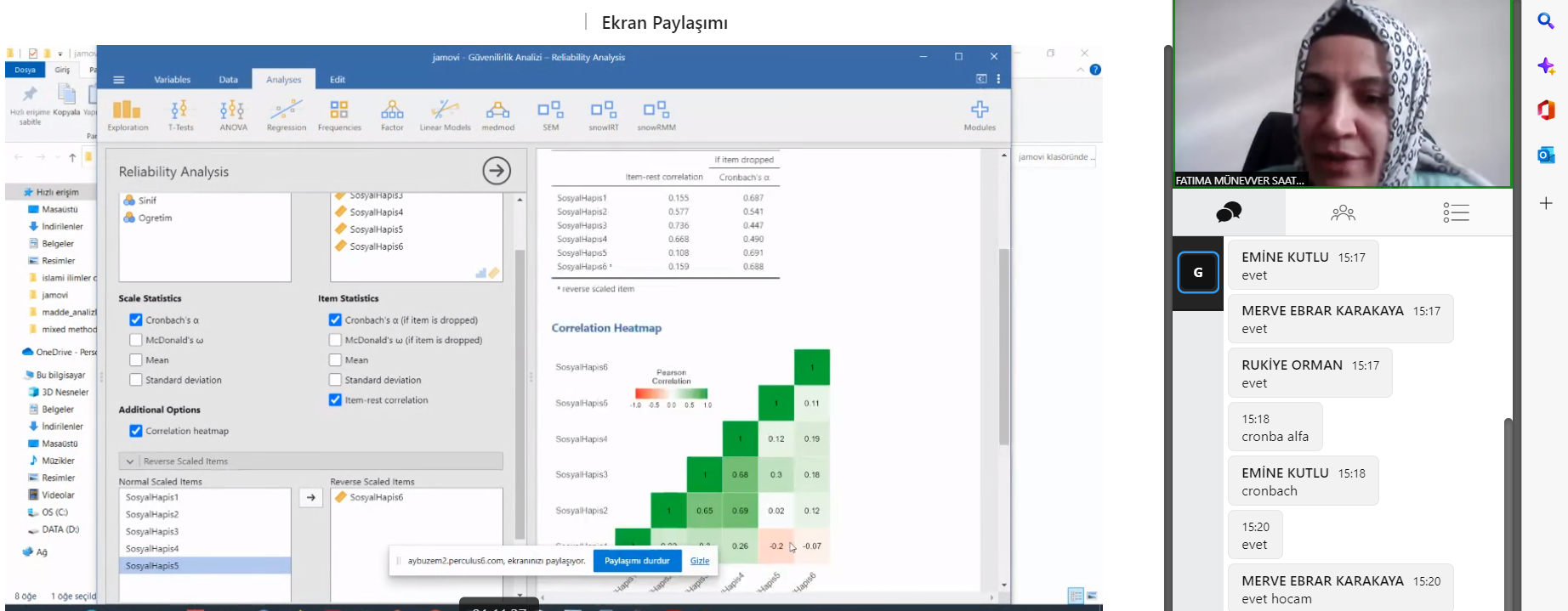 ÖĞMER tarafından düzenlenen Ölçme ve Değerlendirme Seminerler dizisinin" Ölçme Araçlarının Psikometrik Özellikleri" adlı eğitimi gerçekleştirildi.