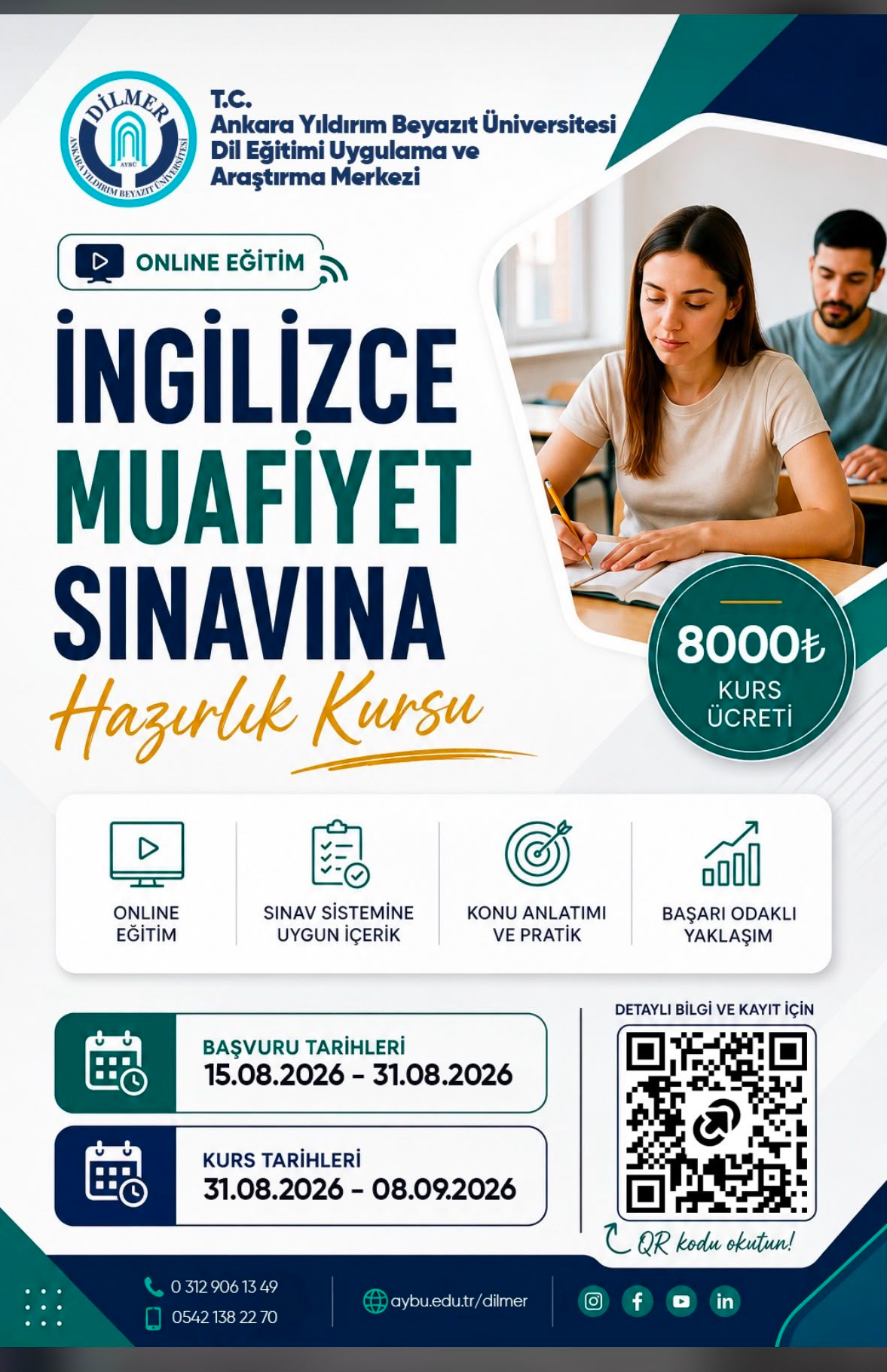 ingilizce muafiyet sınavına hazırlık kursu