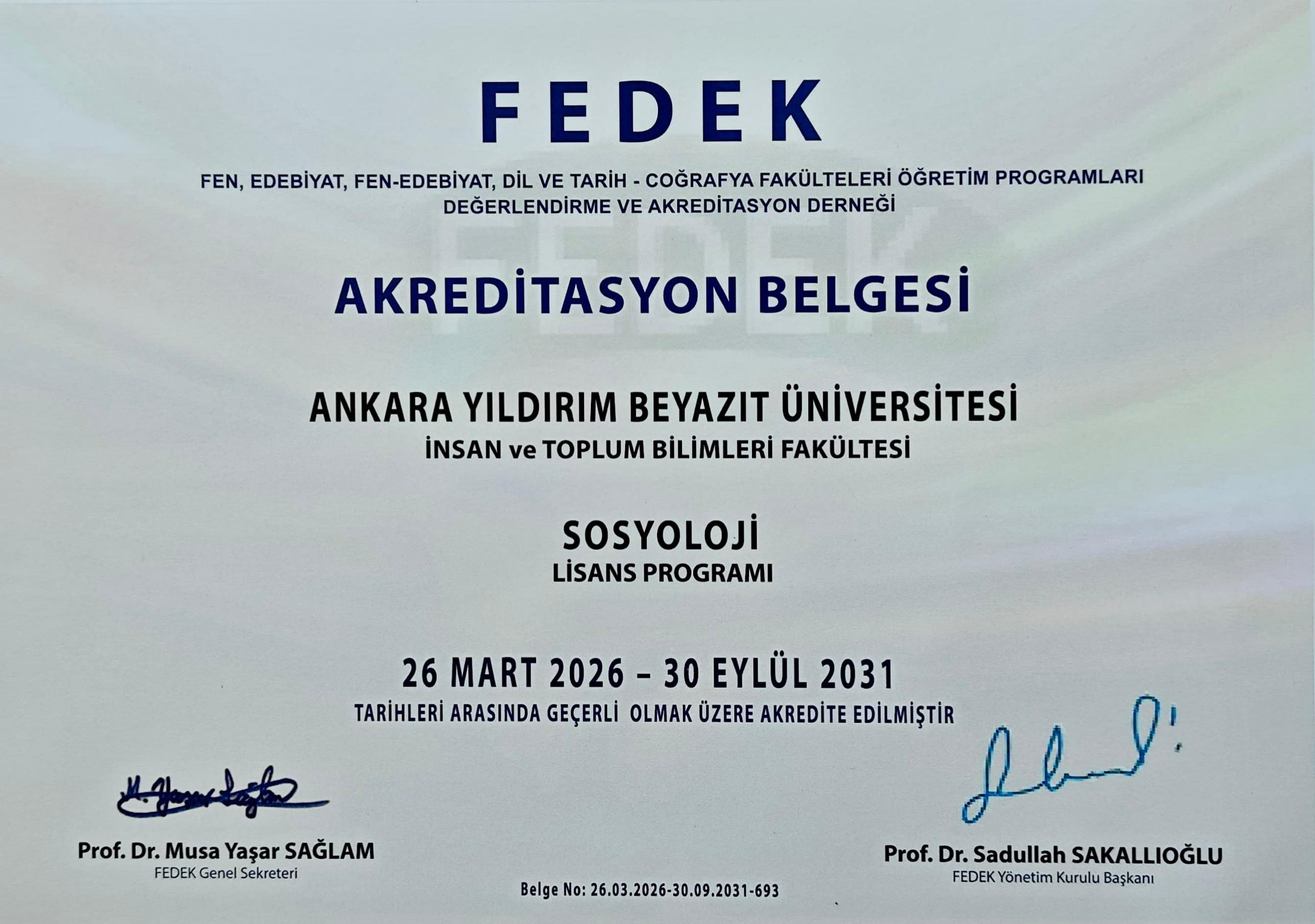 Fedek belgesinin orjinal hali