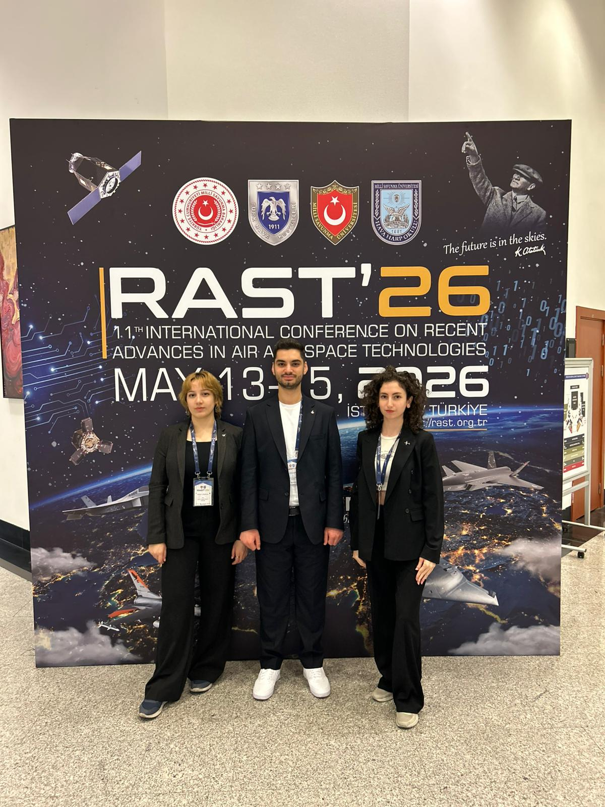 Melike ÇOBANKAYA, Furkan AYDOS ve Hatice Rüveyda AKÇA, RAST 2026 Konferansı kapsamında kabul alan çalışmalarıyla Ankara Yıldırım Beyazıt Üniversitesi Yazılım Mühendisliği Bölümünü temsil etti.