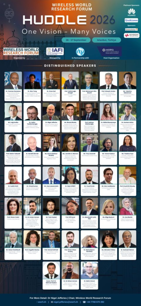 Dr. Öğr. Üyesi Metin Öztürk WWRF Huddle 2026’da Konuşmacı Olarak Yer Alacak.
